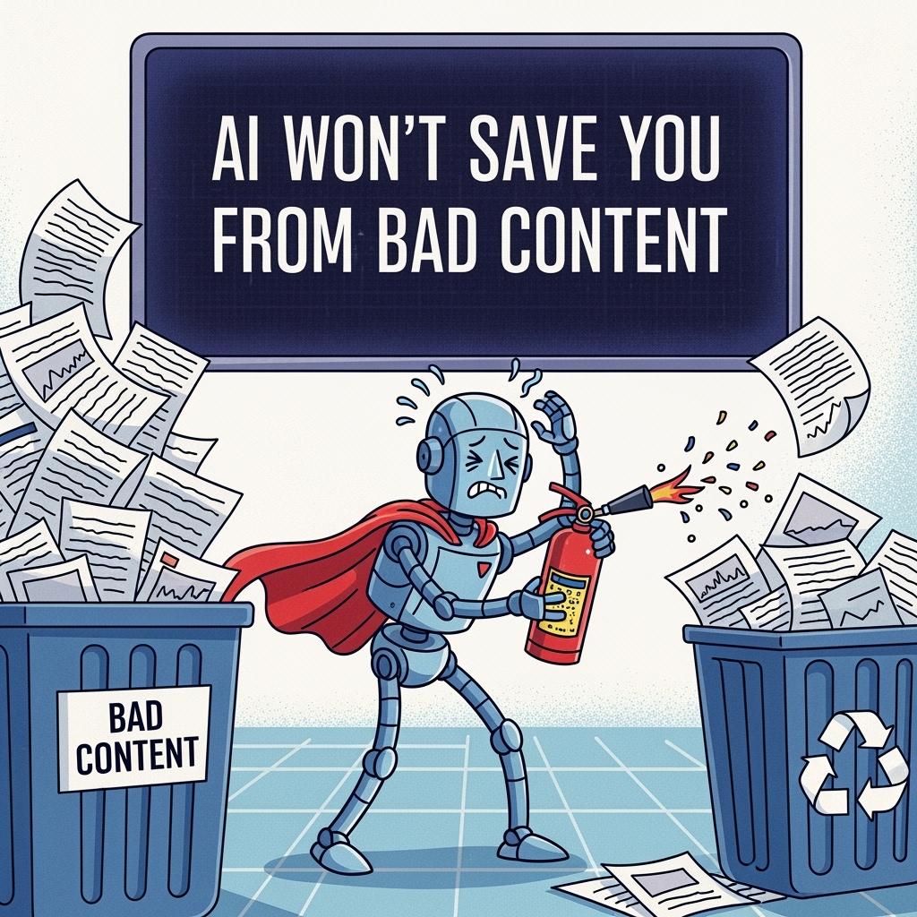 AI Won't Save You From Bad Content